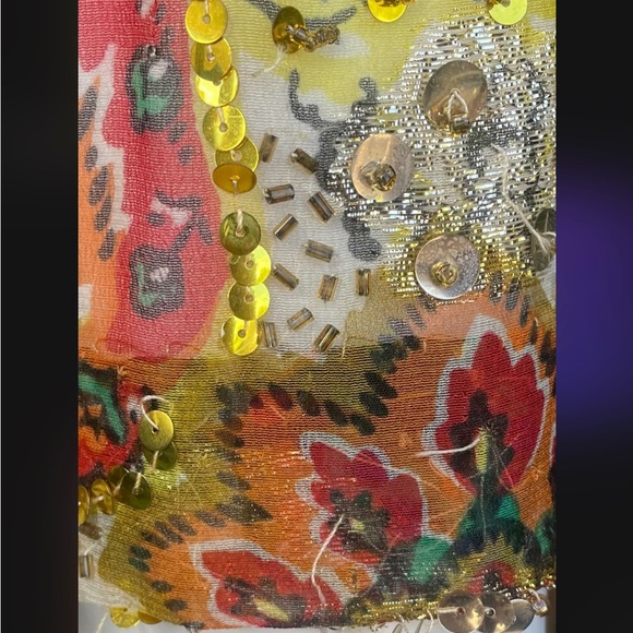 Vintage 60s Elinor Simmons for Malcolm Starr beaded and Sequin dress - Picture 8 of 14